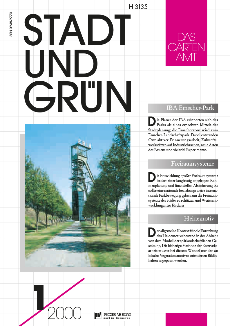 Stadt+Grün 01/2000