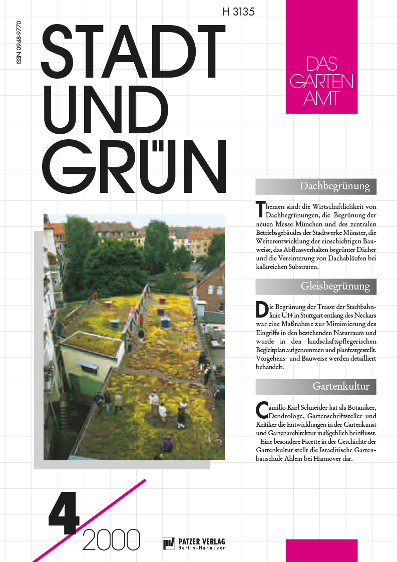Stadt+Grün 04/2000