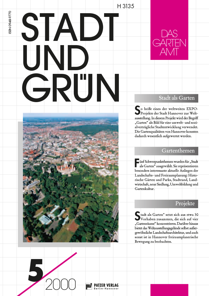 Stadt+Grün 05/2000