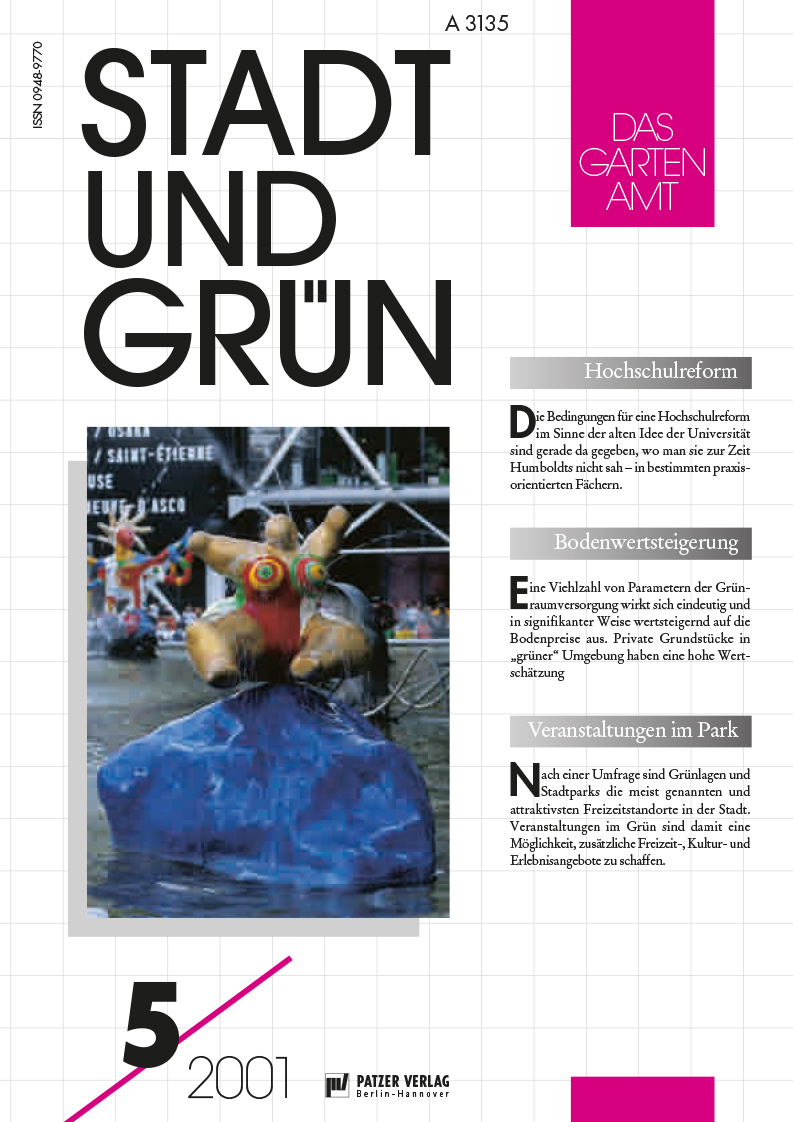 Stadt+Grün 05/2001
