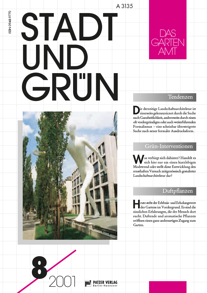 Stadt+Grün 08/2001