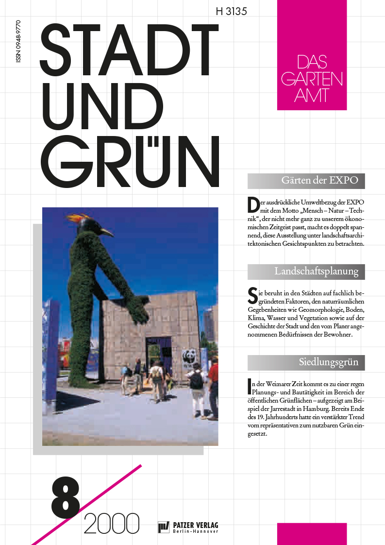 Stadt+Grün 08/2000