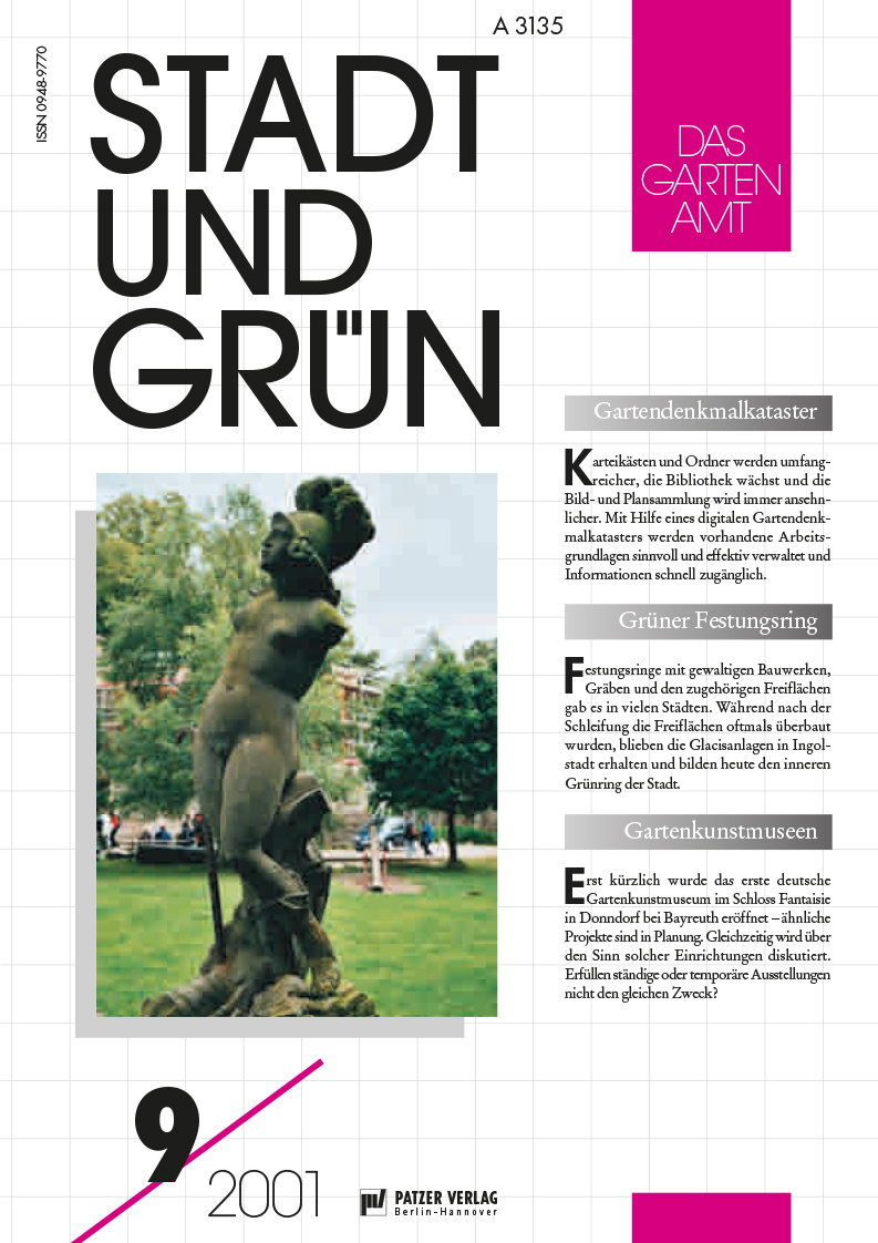 Stadt+Grün 09/2001